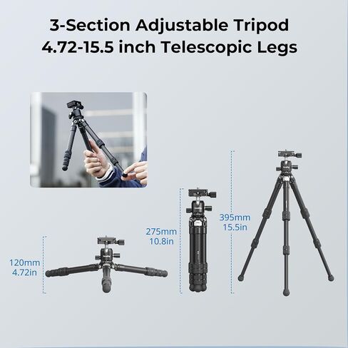 SmallRig Heavy Duty Carbon Fiber Tabletop Tripod Kit in Kuwait