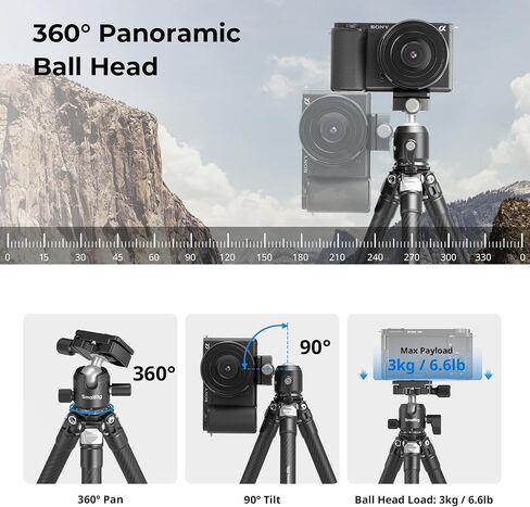 SmallRig Heavy Duty Carbon Fiber Tabletop Tripod Kit in Kuwait