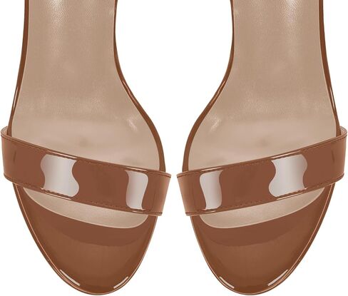 Women's Platform Stilettos Ankle Straps Buckles Round Toe Heels Sandals in Kuwait