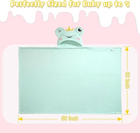 Baby Hooded Towels for Boys 0-5 Years,Ultra Thick Soft & Absorbent Towel for Toddler Boy, 50 x 32 Inches Large Size Coral Fleece with Animal Hood and Buttons, Brown Owl in Kuwait