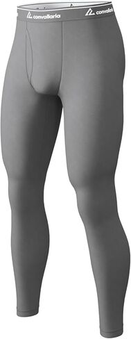 CL convallaria Men's Thermal Pants Fleece Lined Long Johns Thermal Bottom Athletic Base Layer Cold Weather Gear 2/4 Pcs in Kuwait