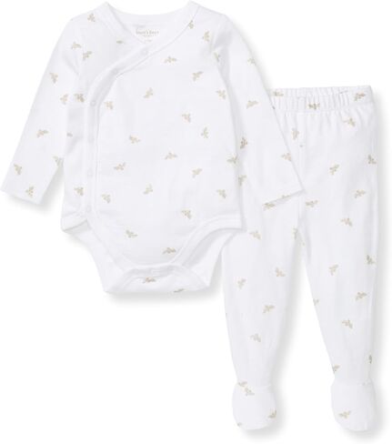 Burt's Bees Baby Unisex Baby Bodysuit & Pant Set, 100% Organic Cotton in Kuwait