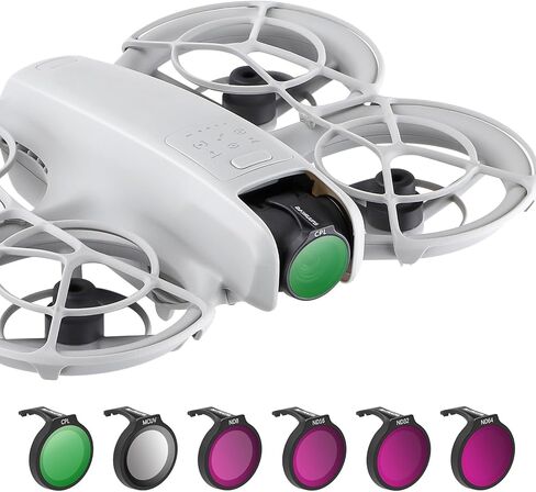 Sunnylife Lens Filter Set for DJI NEO, Multi-Coated ND Filter Kit Combo Accessories for NEO Drone, 3-Pack (ND8, ND16, CPL) in Kuwait