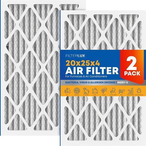 20x20x1 MERV 13 (6-Pack) Electrostatic Pleated Air Filters, Furnace Filters, Home Air Conditioner Filters, AC Filters, HVAC Filter Replacement MPR 1900 FPR 10 in Saudi Arabia