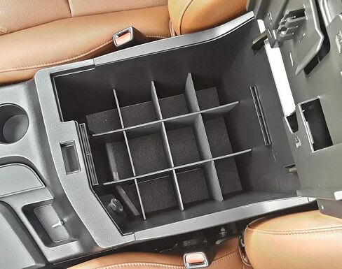 Vehicle OCD - Center Console Organizer Tray for Toyota Tundra (2007-2021) / Toyota Sequoia (2008-2022) - Made in USA in Saudi Arabia