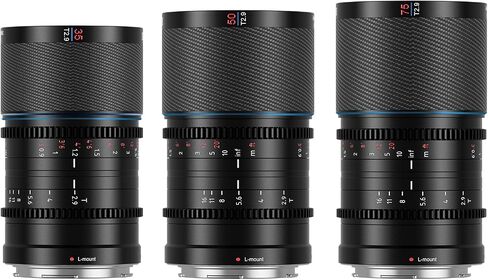 SIRUI Saturn 75mm T2.9 1.6X Full Frame Carbon Fiber Anamorphic Lens, Cine Lens for L Mount Cameras, Less Than 500g (Blue Flare) in Kuwait