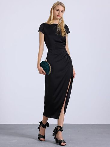 Perphy Velvet Chunky Heel Cross Strap Lace Up Sandals for Women in Kuwait