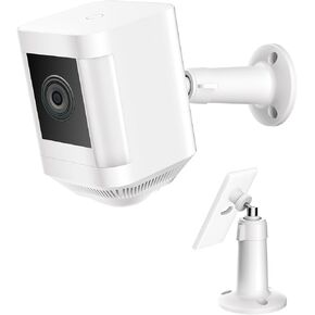 2 Pack Ring Camera Wall Mount, Adjustable Mounting Bracket Compatible with Ring Spotlight Cam Plus/Pro (Battery), Accessories for Ring Security Camera (White)