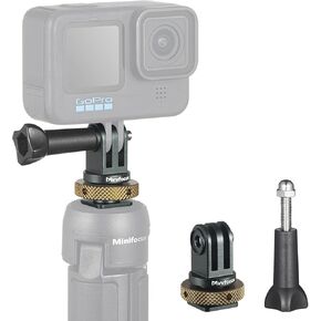 Camera Tripod Adapter, 2pcs 1/4" Adapter Screw Head Camera Mount Compatible with Insta 360/Gopro Hero/Sjcam Action Cameras and Other Standard 1/4" Accessories, Quarter Inch Mount for GoPro Ecosystem