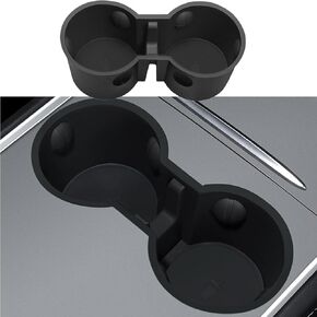 Yuehuam Center Console Cup Holder Insert Compatible with Tesla Model 3/ Model Y Silicone Limit Clip Cup Holder Insert
