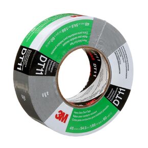 3M TALC DT11 Heavy Duty Duct Tape, Black, 48 mm x 54.8 m x 11 mil – High Tensile Strength, Versatility and Durability, 1 Pack