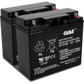 Casil 12V 33Ah Replacement Battery Compatible with Hoveround MPV1 MPV2 MPV3 MPV4 MPV5 Battery Jazzy 1103 45976 UB UPS12-150MR LC-LA1233P EP33-12 PR UPS12-150MR LC-LA1233P EP33-12 PRC1235 2 Pack