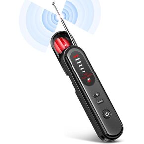 Hidden Camera Detectors, Large Find Range, 6 Levels Adjustable Bug Detector, 4 Modes Privacy Protector, Hidden Devices Finder, Mini Size Camera Finder for Hotel, Home, Office, Car, Outdoor/Indoor Use