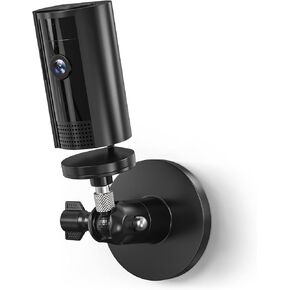 Magnetic Ring Camera Mount,Wall Mount Magnet Bracket for 1/4-Inch Attachment Point Cameras, No-Drill Adjustable Magnetic Mount for Ring Indoor Cam (2nd Gen) & Blink Outdoor Camera and More (Black)