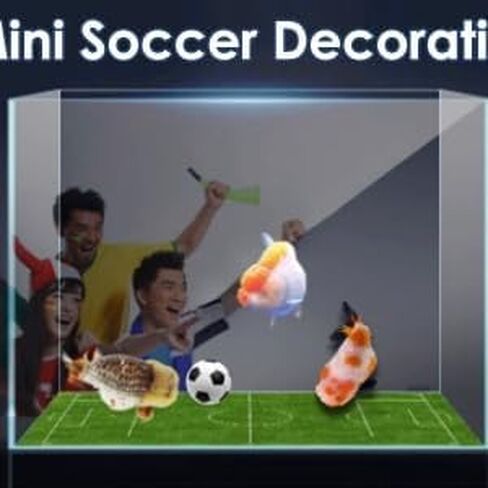 Pssopp 10Pcs Mini Soccer Decoration Floating Fish Soccer Decoration Aquarium Decor Ball Toy for Kids Party Aquarium Decor S in Saudi Arabia