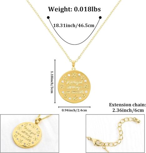 Gold Lighthouse Pendant Necklace for Women Girls 14K Gold Plated Lighthouse Coin Necklace with Sunrise Adjustable Chain Round Lighthouse Charm Travel Trendy Summer Jewelry Gift for Her in Saudi Arabia