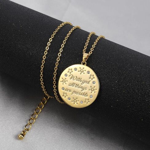 Gold Lighthouse Pendant Necklace for Women Girls 14K Gold Plated Lighthouse Coin Necklace with Sunrise Adjustable Chain Round Lighthouse Charm Travel Trendy Summer Jewelry Gift for Her in Saudi Arabia