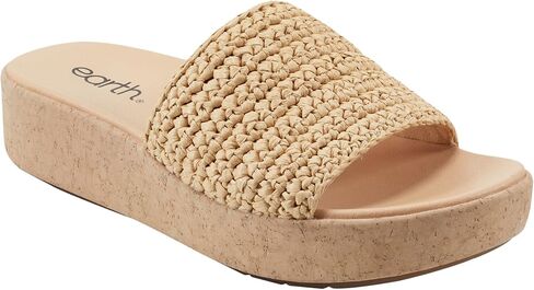 Earth Footwear Women's, SACHAN2 Slide Sandal, Beige 110, 8.5 M in Kuwait