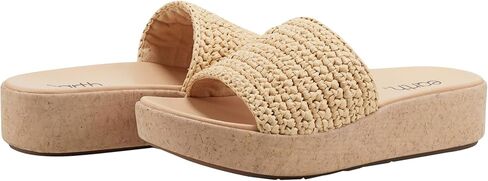 Earth Footwear Women's, SACHAN2 Slide Sandal, Beige 110, 8.5 M in Kuwait