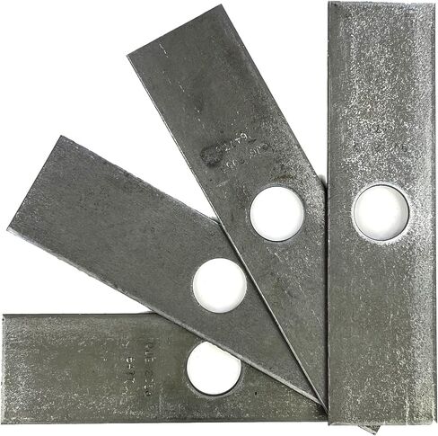 Peach Country Edger Blade 2" W X 8" L X .120" THK with 1 Inch Center Hole 375-301 for Green Machine,Husqvarna,Shindaiwa,Echo,Red Max,Ryobi (5) in Saudi Arabia