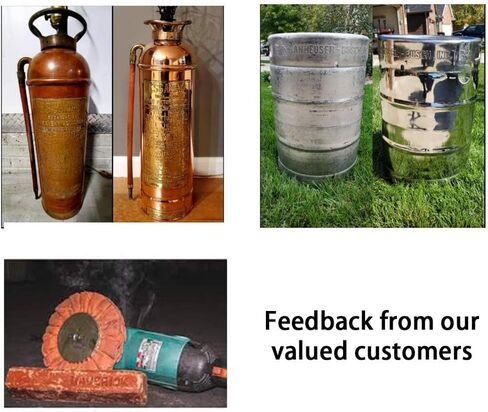 8" Non-Woven Airway Buffing Wheel,5/8'' Arbor Hole,/Coarse Polishing for Angle Grinder 1 PCS in Kuwait