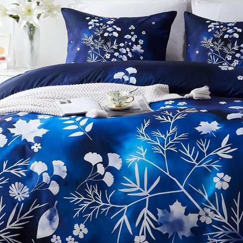 Cupocupa Duvet Cover Set;Duvet Cover Queen/King/Twin Bedding Set Fluffy Boho Duvet Cover Set Paisley Floral Bedding Collection Duvet Cover with Pillowcases in Kuwait