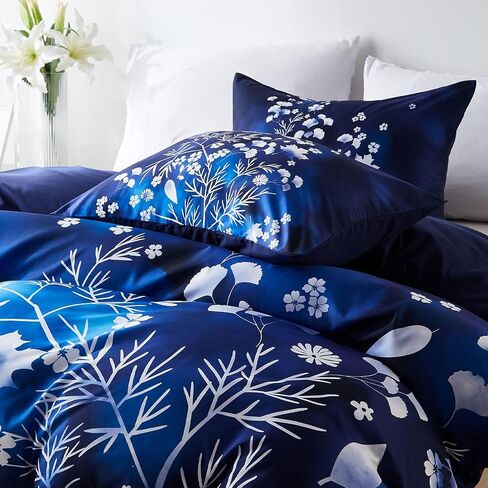 Cupocupa Duvet Cover Set;Duvet Cover Queen/King/Twin Bedding Set Fluffy Boho Duvet Cover Set Paisley Floral Bedding Collection Duvet Cover with Pillowcases in Kuwait