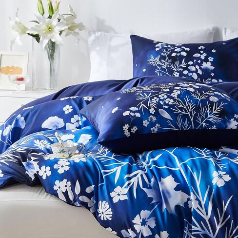 Cupocupa Duvet Cover Set;Duvet Cover Queen/King/Twin Bedding Set Fluffy Boho Duvet Cover Set Paisley Floral Bedding Collection Duvet Cover with Pillowcases in Kuwait