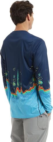 PELAGIC، قميص صيد طويل الأكمام، حماية من الأشعة فوق البنفسجية 50+، طارد للماء والبقع in Kuwait