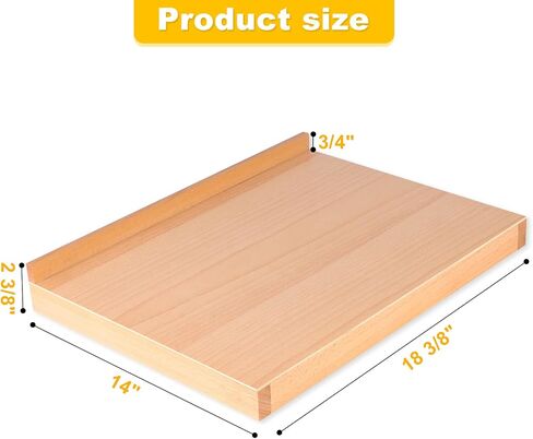Tabletop Painting Easel, Wooden Desktop Drawing Board, 0-100°Adjustable A3 Art Easel Suitable for Oil Painting, Sketching, and Watercolor Painting in Saudi Arabia