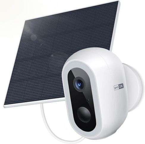 Laview 2K Solar Security Cameras Wireless Outdoor, Rechargeable Battery Wifi Cameras for Home Security with Spotlight Color Night Vision,Siren Alarm,AI Human Detection,IP65,2-Way Talk,Cloud/SD Storage in Kuwait