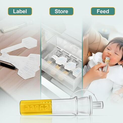Colostrum Collector Kit | Reusable Silicone Breast Milk Collector for Harvesting Colostrum Breastmilk, Pre-Sterilized Includes Storage Case & Cotton Wipe | Set of 7 Collectors, 5mL Each in Saudi Arabia
