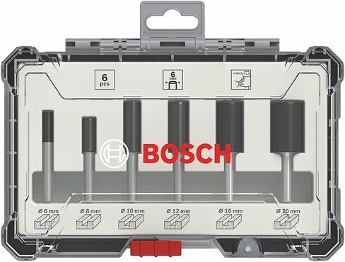 Bosch 2607017471 Router Trimmer Bit Set (15 Types, 15 Pieces) in Kuwait
