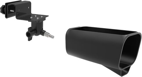 Holicfun Gutter Mount مع جلد الغطاء السيليكون لـ Eufycam S3 Pro (أبيض) in Kuwait