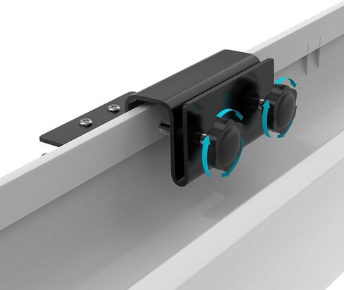 Holicfun Gutter Mount مع جلد الغطاء السيليكون لـ Eufycam S3 Pro (أبيض) in Kuwait