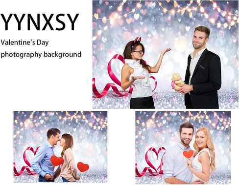 YYNXSY Valentine's Day Background Picture Background Valentine's Day Children Valentine's Day Background Heart Background Heart Photo Drop Background Valentine's Day Background 10X8FT YY-5005 in Kuwait