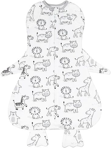 Beberoad Love Baby Swaddles, Baby Sleep Sack,Easy Swaddling & Breathable Suitable Newborn Swaddle, for Baby 3-6 Months, Stars, Medium, 1 Pack in Kuwait