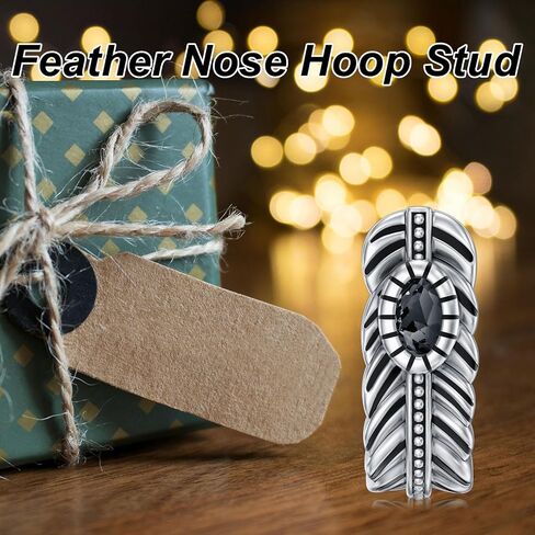 Horseshoe Nose Stud Sterling Silver Horseshoe Corkscrew Nose Ring 18 Gauge Horseshoe Nose Jewelry Gifts for Women in Saudi Arabia