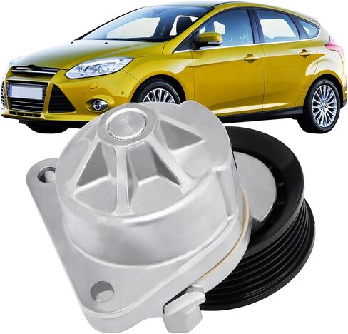 39358 Belt Tensioner Assembly with Pulley Fit for Nissan Altima 2013-2018, Rogue 2014-2020, 2.5L, Replace# 19553TA0A, 119553TA0B in Kuwait