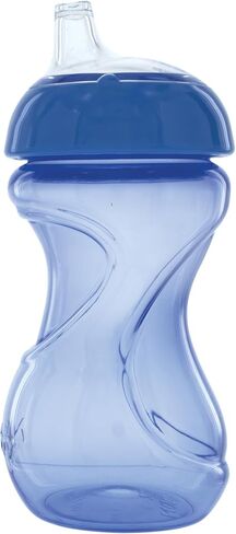 Nuby No Spill 6oz/180ml Mini Grip N' Sip Soft Silicone Spout Trainer Cup, 3 pack, Boys, 6m+ in Kuwait