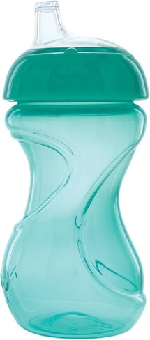 Nuby No Spill 6oz/180ml Mini Grip N' Sip Soft Silicone Spout Trainer Cup, 3 pack, Boys, 6m+ in Kuwait
