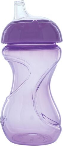 Nuby No Spill 6oz/180ml Mini Grip N' Sip Soft Silicone Spout Trainer Cup, 3 pack, Boys, 6m+ in Kuwait