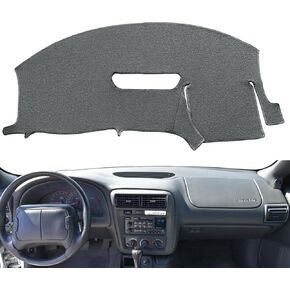 Yiz Dash Cover Mat Custom Fit for Chevy Chevrolet Camaro 1993 1994 1995 1996 Dashboard Cover Pad Carpet Protector (Black) J38