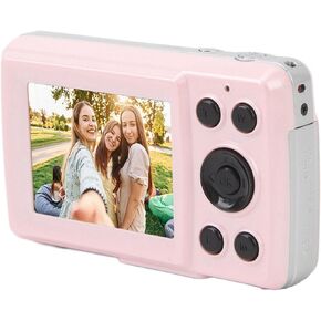 Digital Camera, HD 1080P Kids Camera, 3 Batteries, Lanyard, 2.4in Screen, 16X Zoom Anti Shake, 16MP Compact Portable Small Point Shoot Camera Gift for Kid Student Children (White)