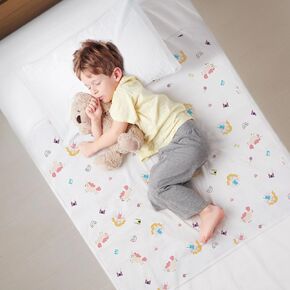 Potty Training Mattress Covers for Kids, Toddlers - 100% Waterproof, Non Slip Bed Wetting Pad, Twin Beds, Washable, Reusable - Fairy Fantasy Design