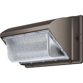 120W LED Wall Pack Light 13800LM 5000K Wall Pack Commercial and Industrial Waterproof IP65 Outdoor LED Security Flood Light for Garage Buildings Warehouses Yard 6 Pack