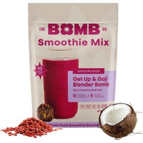 The Bomb Co. Blender Bomb, The OG, Superfood Smoothie Mix with Chia Seeds, Hemp Seeds, Flax Seeds, Sea Salt, & Amino Acids for Gut Health, Gluten Free, High Fiber, 10 Servings in Saudi Arabia