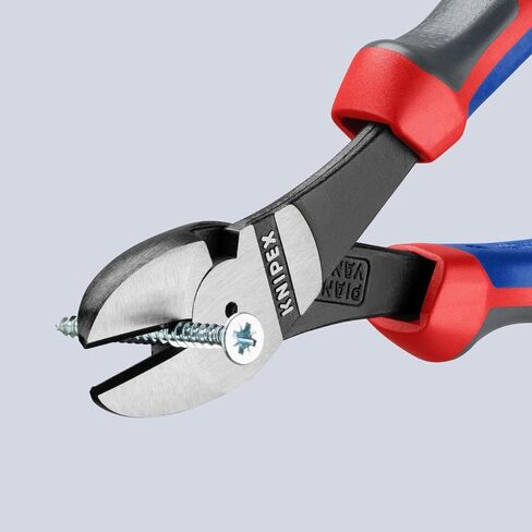 KNIPEX Tools - High Leverage Diagonal Cutters, Multi-Component (7402180) 7.25-Inch Comfort Grip in Kuwait