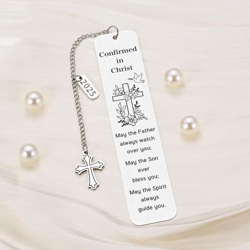 Baptism Gifts for Girl Boys Women Men Adult Christian Bookmarks Christening Gifts for Teen Girls Boys Goddaughter Godson Catholic Baptism Gifts Confirmation Gifts for Girl Christmas Stocking Stuffers in Saudi Arabia