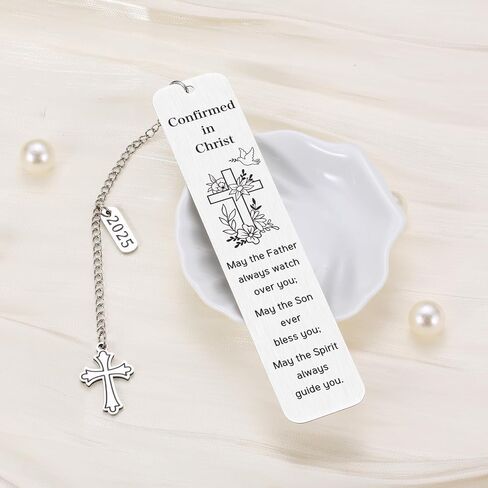 Baptism Gifts for Girl Boys Women Men Adult Christian Bookmarks Christening Gifts for Teen Girls Boys Goddaughter Godson Catholic Baptism Gifts Confirmation Gifts for Girl Christmas Stocking Stuffers in Saudi Arabia